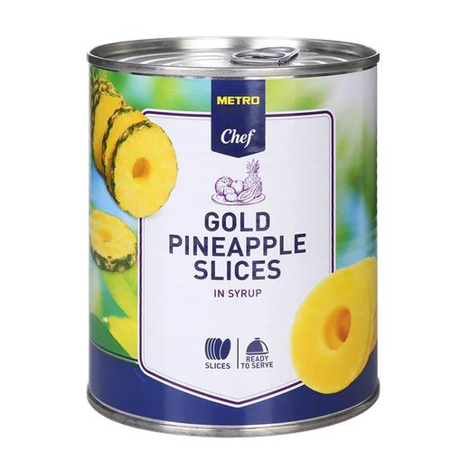 麦德龙 Metro Chef糖水菠萝片罐头 820g 商品图0