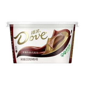 德芙252g牛奶巧克力碗装