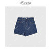 PanYiXiu/潘依绣【立夏】韩系复古波点通勤百搭牛仔短裤 D6336 商品缩略图0