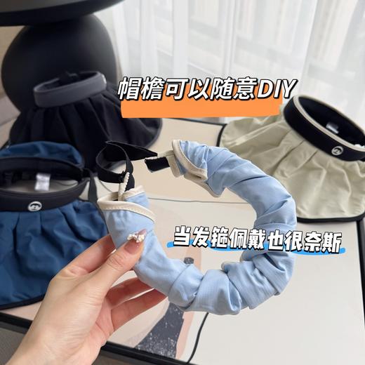 五一出行福利！库存尾货，黑胶贝壳防晒帽，大人小孩都可以戴 商品图5