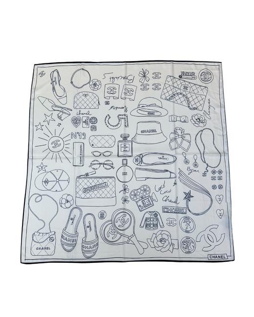 印花方型丝巾ba025 商品图0