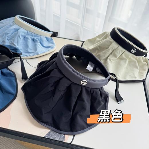五一出行福利！库存尾货，黑胶贝壳防晒帽，大人小孩都可以戴 商品图2