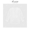 PanYiXiu/潘依绣【白风铃】100%棉风琴褶肌理感盘扣衬衫M8138 商品缩略图1