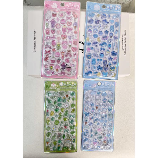 萌粒水晶贴纸卡通贴纸-纪念日百货门店同款171397321 商品图0