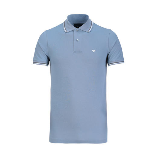 【超惠秒】Emporio Armani 阿玛尼 男士弹棉飞鹰logo短袖 Polo T恤 11905 商品图4