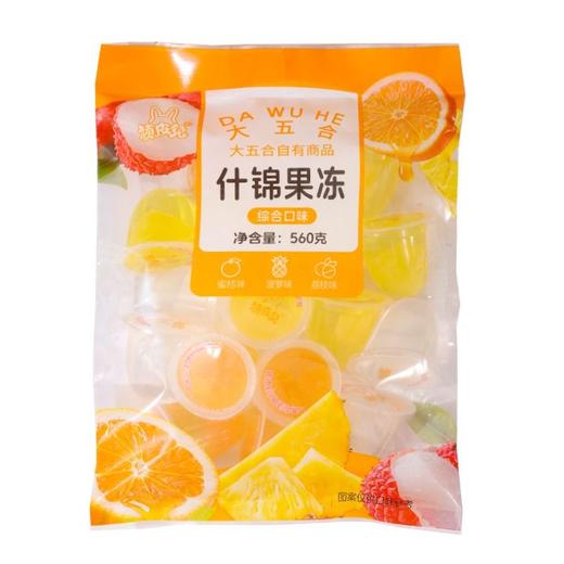 五合顽皮兔560g什锦果冻 商品图0