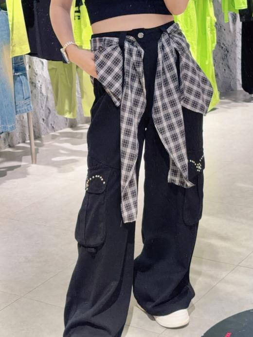 NC带披帘钉饰多袋工装裤51228 夏季 008211552501 商品图0