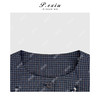 PanYiXiu/潘依绣100%棉小众撞色格纹钉珠刺绣圆领无袖马甲W-63657 商品缩略图3