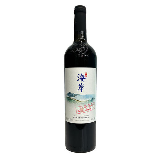 2019年长城海岸赤霞珠马瑟兰干红葡萄酒礼盒装，中粮长城出品，酒精度13.9度，整箱750ml*6瓶礼盒装。 商品图2