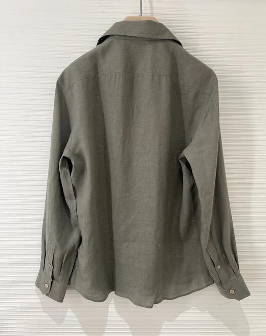 男款口袋长袖衬衫hu006 商品图1