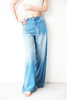 拖地阔腿牛仔裤，巨显瘦！！松弛氛围感遮肉水洗丹宁长裤E042066 商品缩略图11