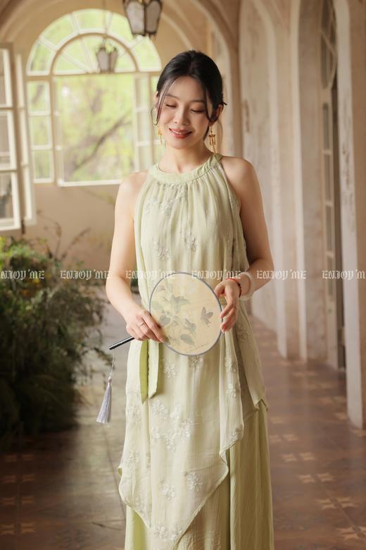 【门店同款】ENJOY夏季“游园戏梦”青梧落挂脖长裙 171143532 商品图1