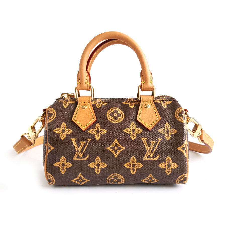 【全新】LV路易威登M27610老花130周年限定款Nano Speedy单肩包女士120426TJ04