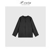 PanYiXiu/潘依绣【黑色曝光】羊毛+真丝设计感无领西装外套 W-61883 商品缩略图1