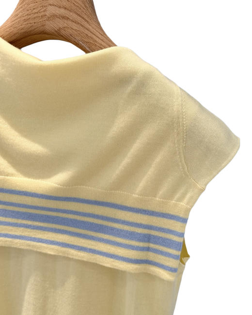 女款假两件披肩针织背心ji010 商品图2