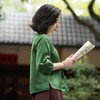 西子/半山雾27姆米桑蚕丝双面穿非遗香云纱素平缎上衣/SYTJ1119 商品缩略图4
