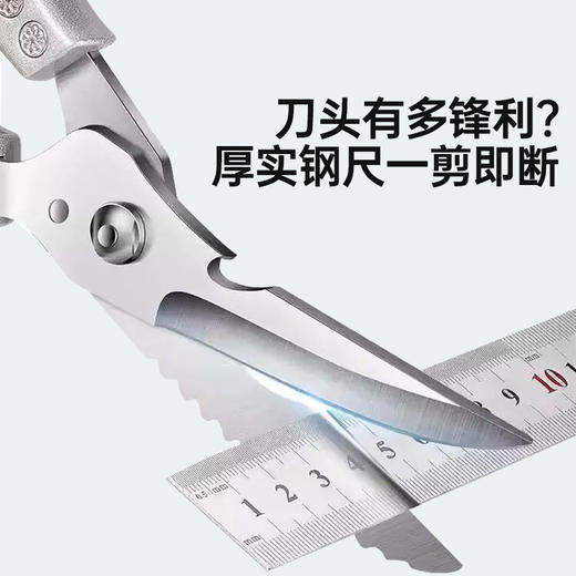 【MAYNOS强力鸡骨剪】 剪骨+剪肉+开瓶盖+刮鱼鳞多合一！ 一刀多用，厨房全能选手 商品图2