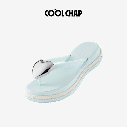 coolchap 爱心浪花系列凉拖 商品图7