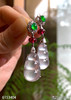 玻璃种富贵豆耳坠  96999【6153404】 商品缩略图1