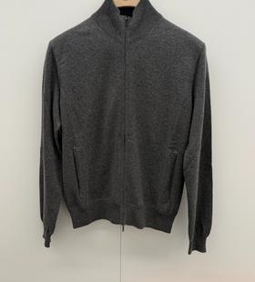 男款拉链针织毛衣外套hu015