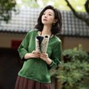 西子/半山雾27姆米桑蚕丝双面穿非遗香云纱素平缎上衣/SYTJ1119 商品缩略图1