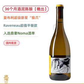 36个月酒泥陈酿！“狼爪”帕特斯卢普酒庄夏布利天使之风【晚出】白葡萄酒 Domaine Pattes Loup Chablis Vent D'Ange Mise Tardive 2022