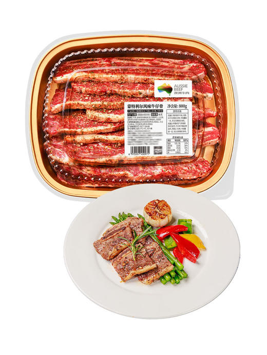 MM 山姆 蒙特利尔风味牛仔骨 800g 商品图5