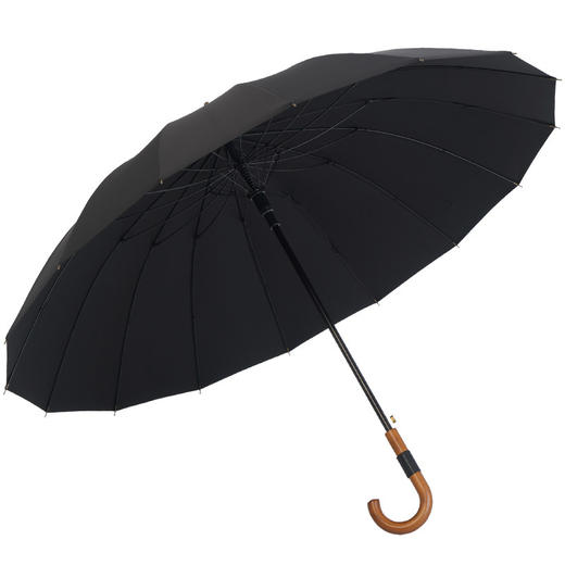 【日本Mamoru葵 木把弯柄雨伞 】加大加厚加固 防风大暴雨  商品图4
