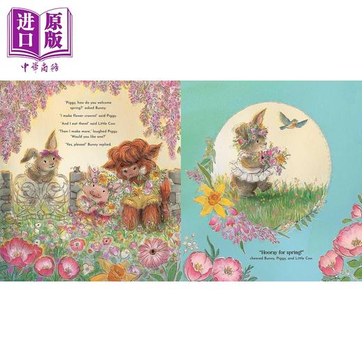 【中商原版】春天来了 Welcome Spring 英文原版 儿童绘本 自然四季读物 亲子图画故事书 插图生动 文字简洁 进口童书 精装 商品图1