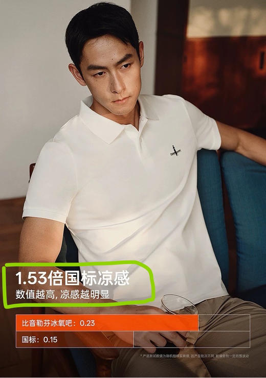 官方卖爆的款❗️比音勒F𝟐𝟔夏季新款～男士凉感𝐩𝐨𝐥𝐨短袖 商品图5