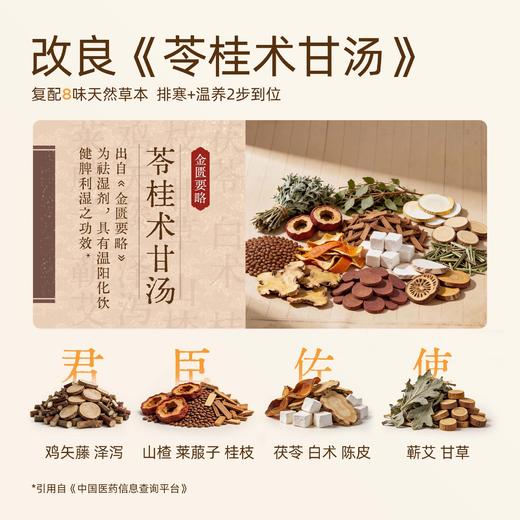 【618活动中】元气达人茯苓莱菔子温舒贴
 暖养腹部  久坐受凉 经期不适 商品图4