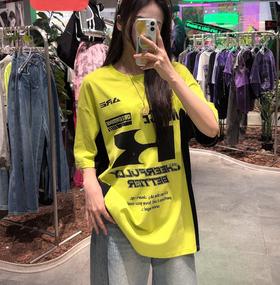 NC圆领印图案短袖T恤60320（绿） 夏季 162012800321