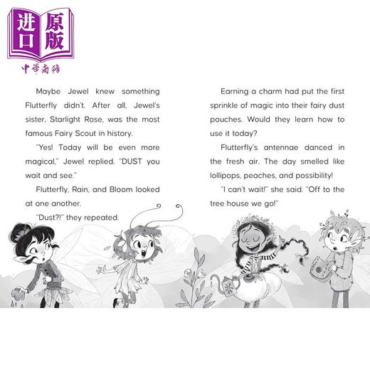 【中商原版】彩色章节书 仙子小队2 Fairy Scout Friends The Flutterfly Effect 英文原版 儿童插图章节故事书 进口童书 6岁+ 商品图2