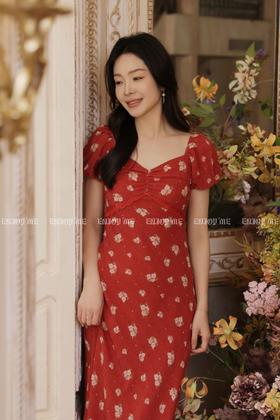 【门店同款】ENJOY夏季奶油野莓长裙 171146590