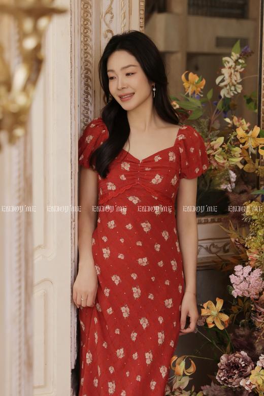 【门店同款】ENJOY夏季奶油野莓长裙 171146590 商品图0