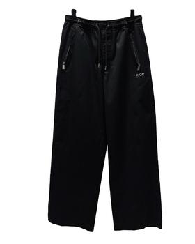 男款刺绣抽绳直筒裤长裤he010