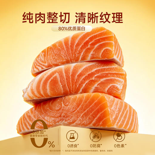 新品【三文鱼冻干】原切三文鱼 纯肉0添加  富含天然Ω-3 助益护毛养肤  甄选中段纹理清晰 商品图1