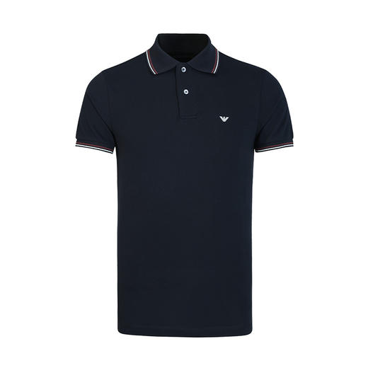 【超惠秒】Emporio Armani 阿玛尼 男士弹棉飞鹰logo短袖 Polo T恤 11905 商品图0