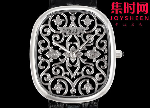 新品OMF百达翡丽 PP Golden Ellipse珍稀工艺系列5738/51G-001 雕花男士腕表 商品图1