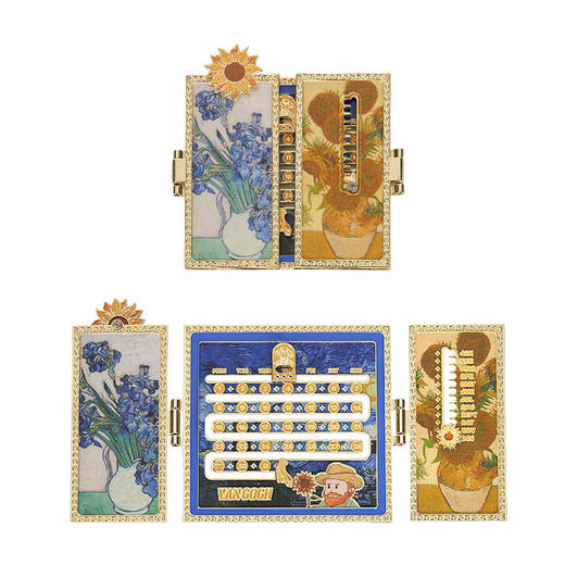 物兮物 致敬大师系列 梵高/莫奈滑动日历冰箱贴 商品图8