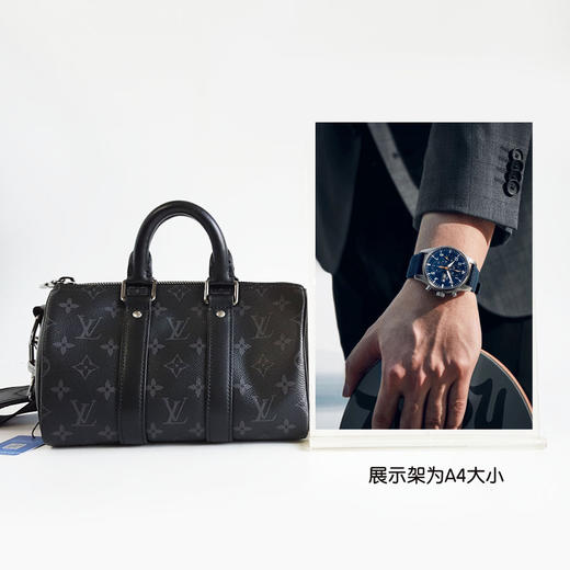 【95新】LV路易威登M46271黑武士黑老花keepall 25手提单肩包中性款100426HS31 商品图8