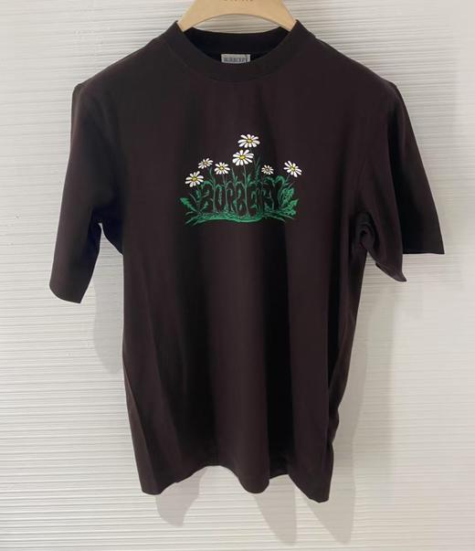 中性款logo碎花短袖T恤zo007 商品图0