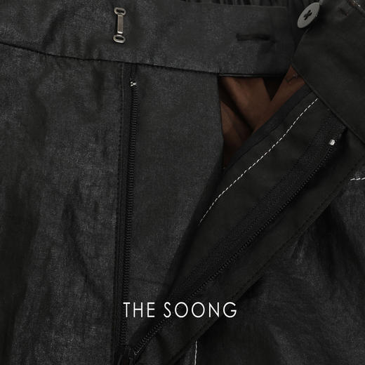 THESOONG|‘’莨绸裤‘’18姆米百年传承手工顺德莨绸香云纱长裤8658 商品图2