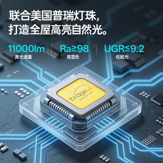 云互智光X6小路灯+大路灯 | 霍*尔同款普瑞原厂封装灯珠，支持 10 档亮度调节 商品图4