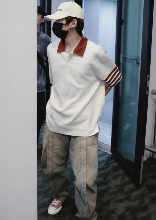 男款针织短袖POLO衫ba022 商品图3