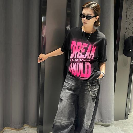 NC圆领大图案短袖T恤60110（黑） 夏季 162011230321 商品图0