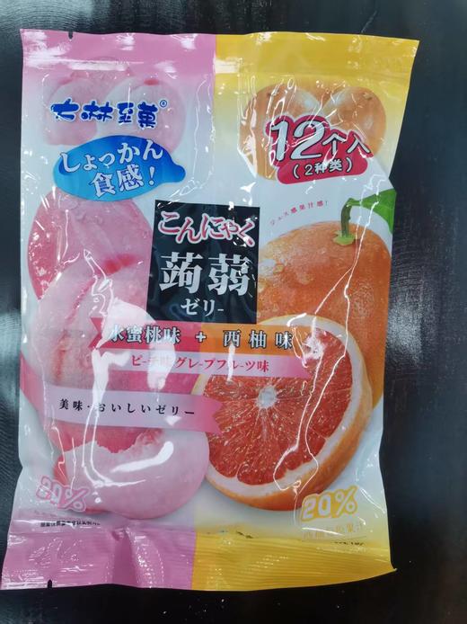 大林至菓蒟蒻果汁果冻水蜜桃西柚240g 商品图0
