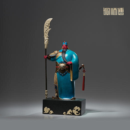 铜师傅《正气》办公室关羽关公关二爷铜摆件 武财神家居工艺品 商品图3