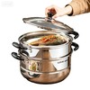 苏泊尔26cm好帮手不锈钢双层复底蒸锅/SZ26B46 商品缩略图3