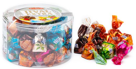 Evliya经典装夹心脆米代可可脂巧克力制品（什锦水果味）500g 商品图0